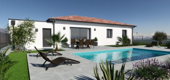 Maison neuve à Villegailhenc, Occitanie