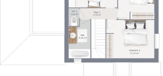 Maison neuve à , Cher