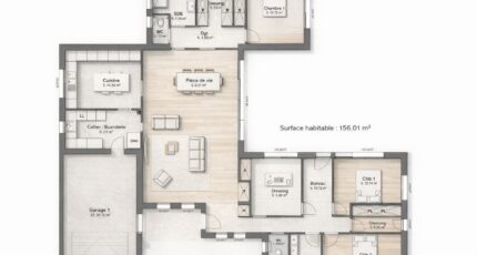 Marmagne Maison neuve -  Oc Résidences