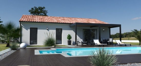 Maison neuve à Paraza, Occitanie