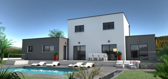 Maison neuve à Azille, Occitanie